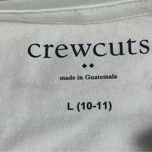 Crewcuts Girls White Graphic Cupcake with Fireworks Short Sleeve Tee Sz L 10-11 - Picture 2 of 8